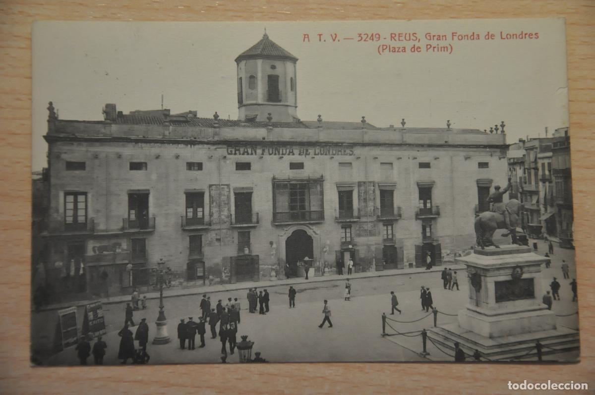 Postales: postal reus gran fonda de londres atv 3249