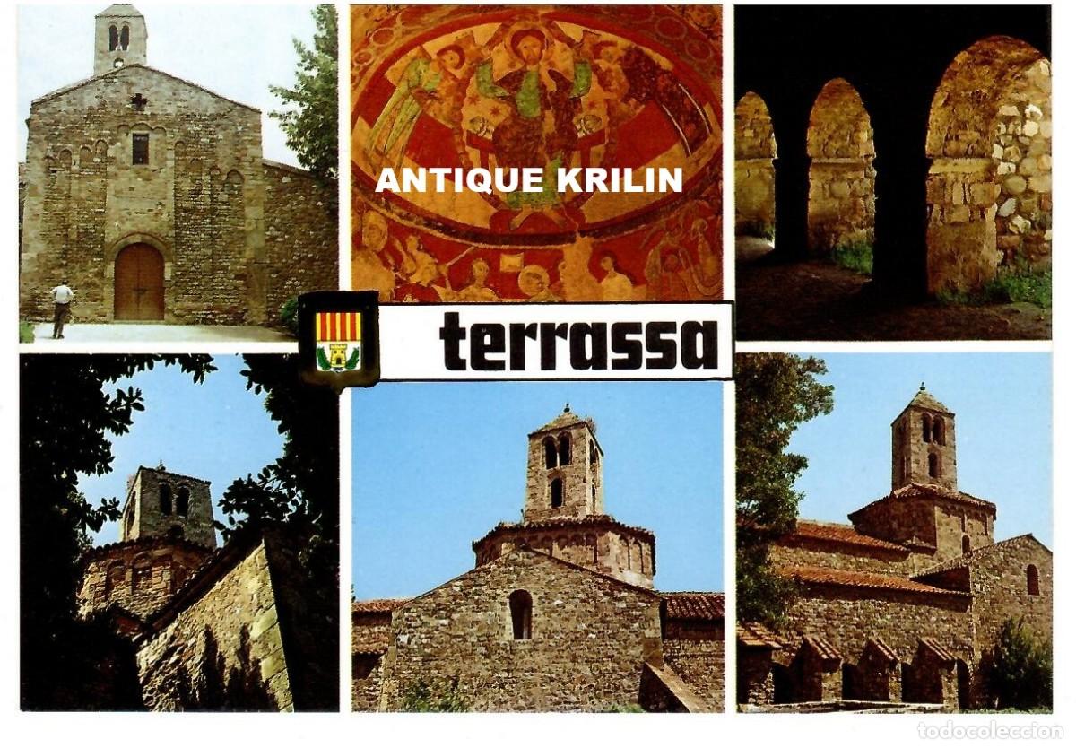 Postales: TERRASSA N&ordm; 1 DIFERENTS ASPECTES / ESCUDO DE ORO / SIN FRANQUEAR