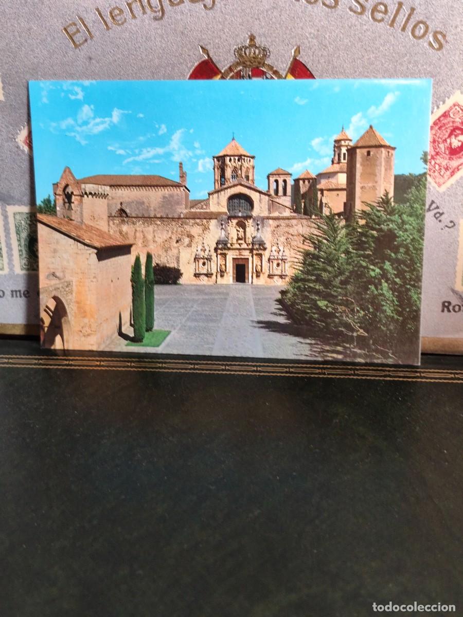 Postales: P5798 Postal Real Monasterio de Poblet 31 Fachada de la Iglesia Foto Raymond