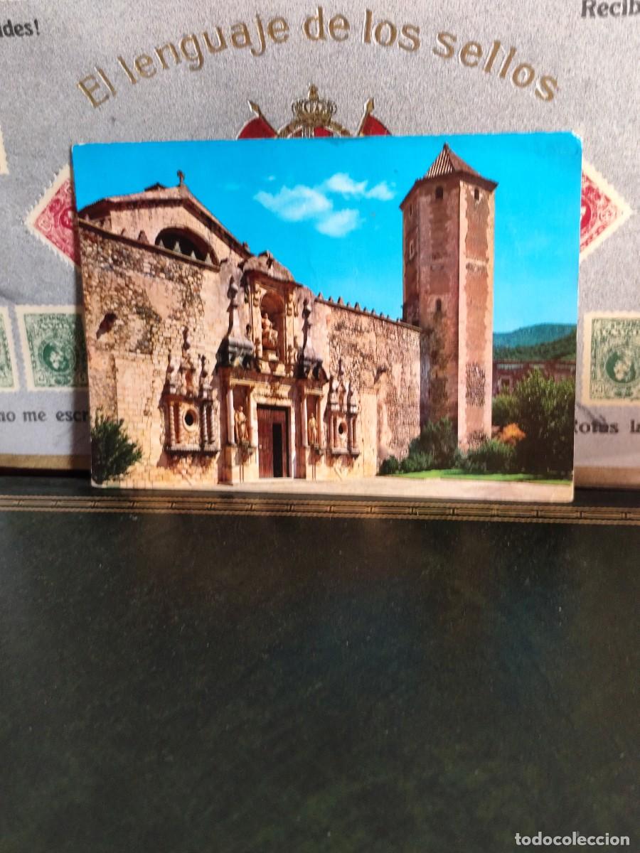 Postales: P5799 Postal Real Monasterio de Poblet 45 Fachada de la Iglesia Foto Raymond