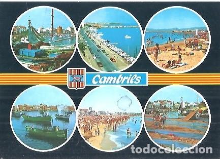 Postales: POSTAL A COLOR COSTA DORADA CAMBRILS VARIOS ASPECTOS
