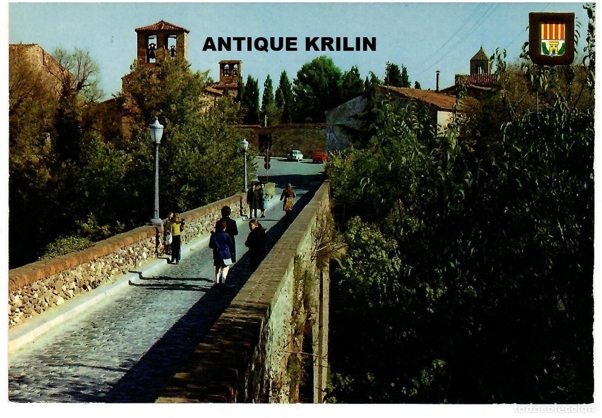 Postales: TERRASSA N&ordm; 36 PONT DE SANT PERE I ESGLESIAS / ESCUDO DE ORO / SIN FRANQUEAR