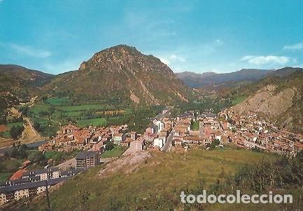 Postales: POSTAL A COLOR N&ordm; L 3952 VALLE DE RIBAGORZANA LERIDA PONT DE SUERT VISTA GENERAL AL FONDO MIRABET CY