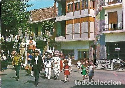 Postales: POSTAL A COLOR SAN HILARIO SACALM GIGANTES Y CABEZUDOS FITER