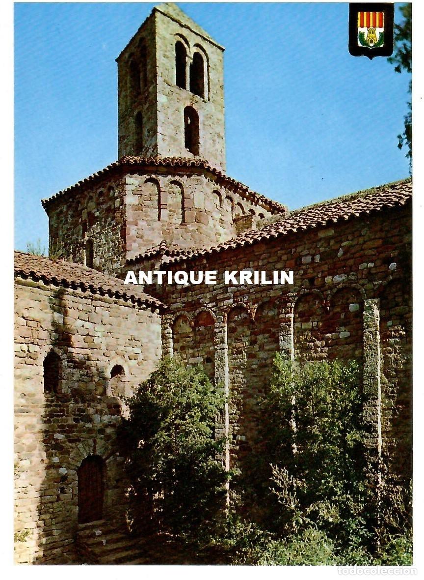 Postales: TERRASSA N&ordm; 4 ESGLESIA ROMANICA VISIGOTICA SANT PERE / ESCUDO DE ORO /SIN FRANQUEAR