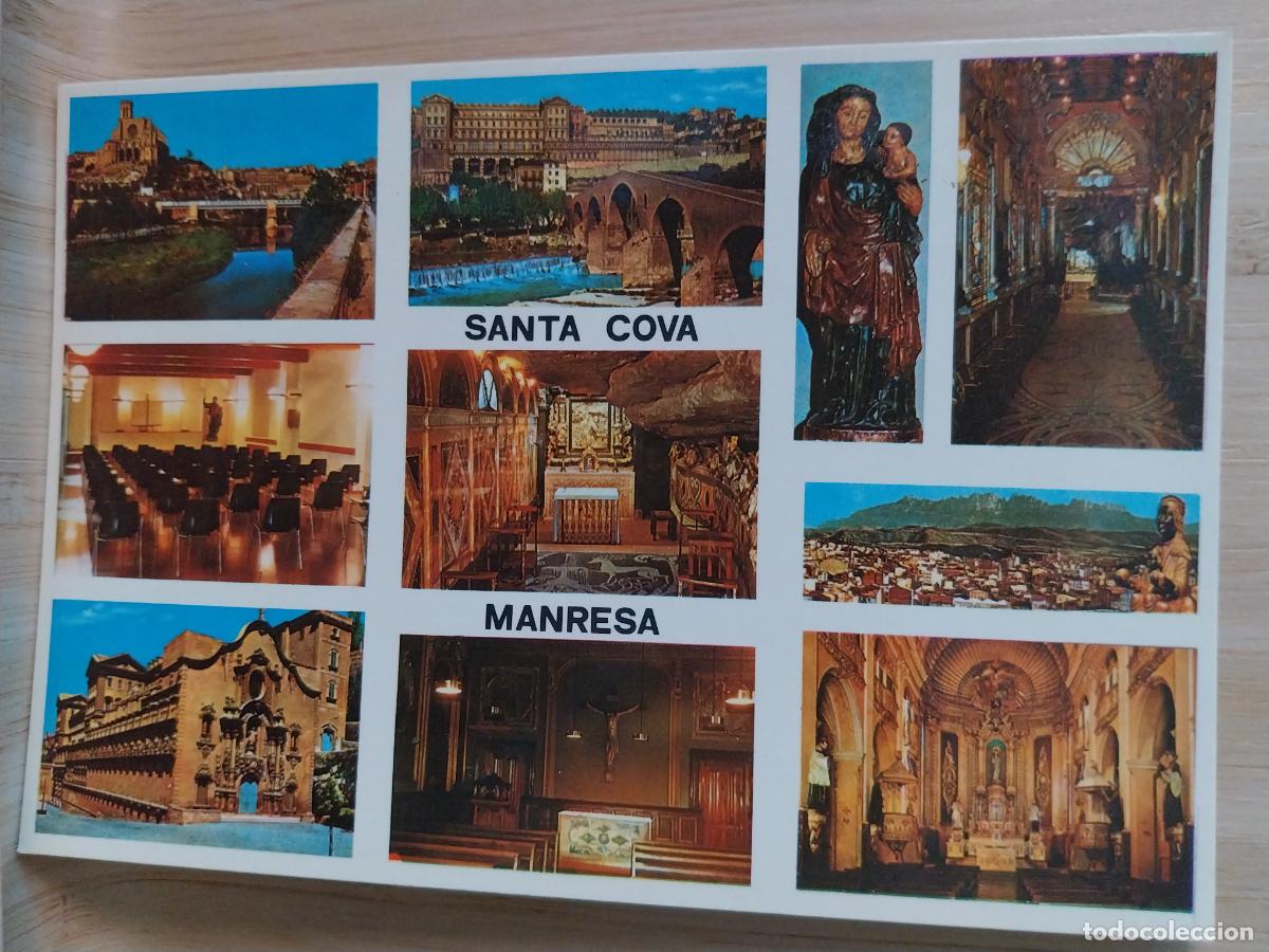 Postales: MANRESA SANTA COVA ED FOTO VERT 21 SC ORIGINAL VIRGEN VISTAS