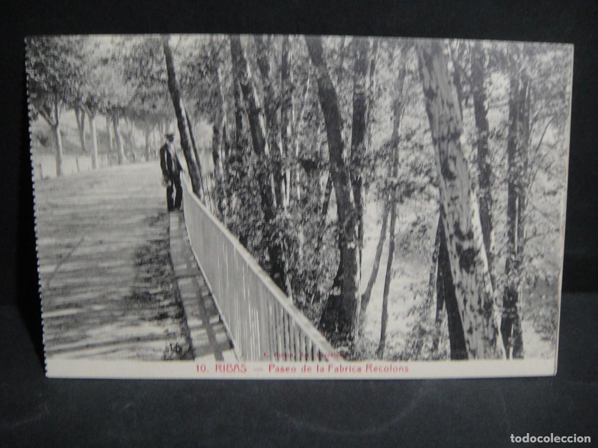 Postales: ribas , paseo de la fabrica recolons - ediciones roisin - sin circular