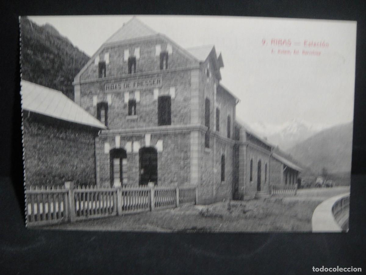 Postales: ribas , paseo destacion - ediciones roisin - sin circular