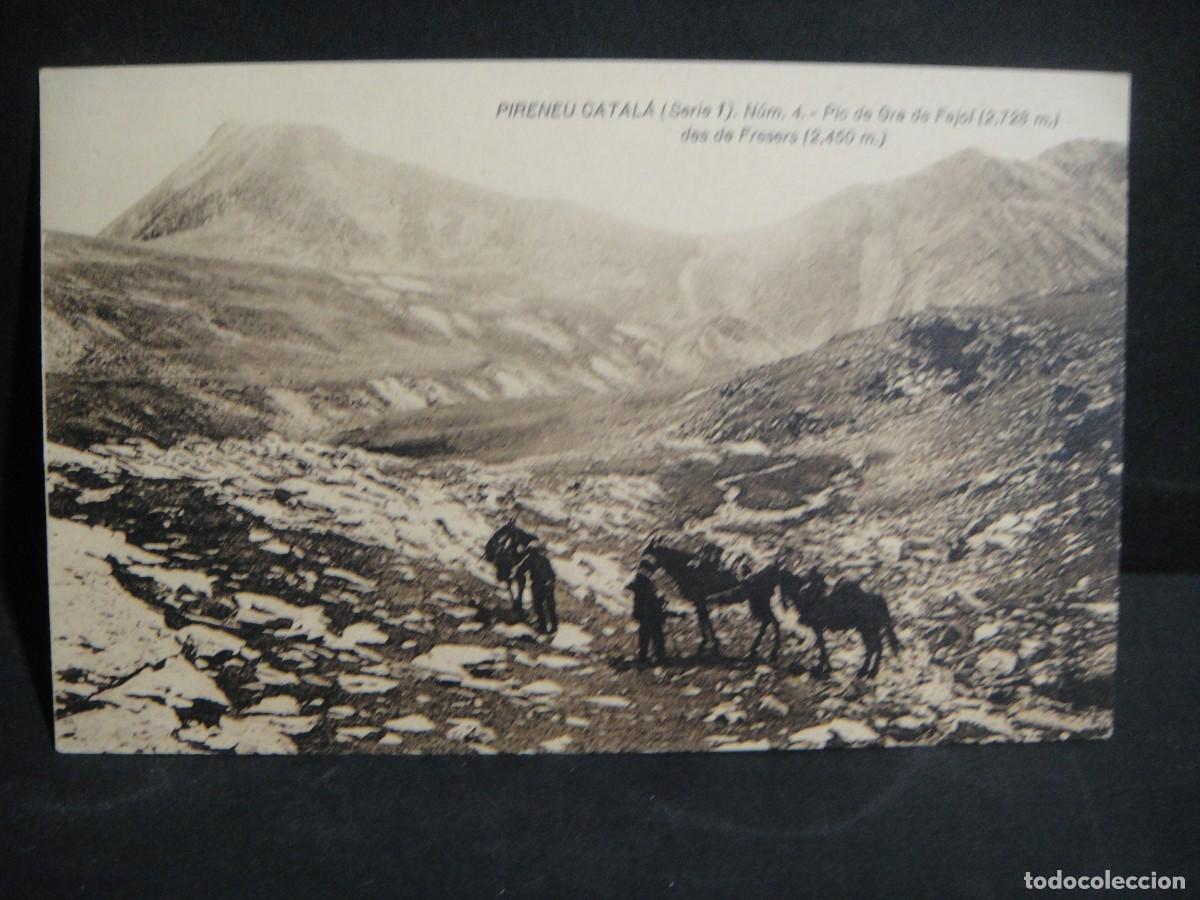 Postales: pic de gra de fajol - ediciones centre excursionista de catalunya - sin circular ,