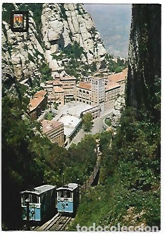 Postales: FUNICULAR DE SANT JOAN / ST. JHON&acute;S FUNICULAR.- MONTSERRAT - BARCELONA