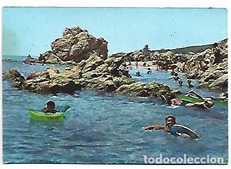 Postales: &rdquo; ASI ES EL AGUA DEL MAR EN LA ROCA GROSSA &rdquo;.- CALELLA DE LA COSTA - BARCELONA
