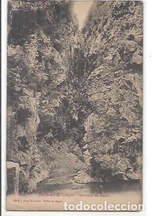 Postales: ANTIGUA POSTAL N&ordm; 8 DESFILADERO DE COLLEGATS BARRANCO DEL DIABLO JUAN ROCAFORT POBLA DE SEGUR