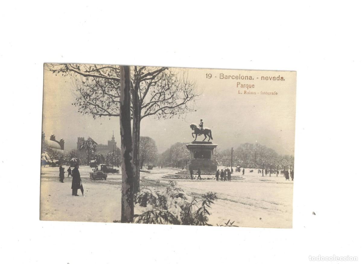Postales: BARCELONA. NEVADA. PARQUE - Foto 1