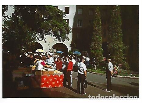 Postales: PAGESAS A LA PLA&Ccedil;A DE L&acute;ABAD OLIVA / COUNTRYMAN INTHE SQUARE.- MONTSERRAT - BARCELONA