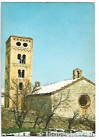 Postales: CAMPANAR. ESGLESIA ROMANICA / CLOCHER, EGLISE ROMANE.- MOLLO - GIRONA