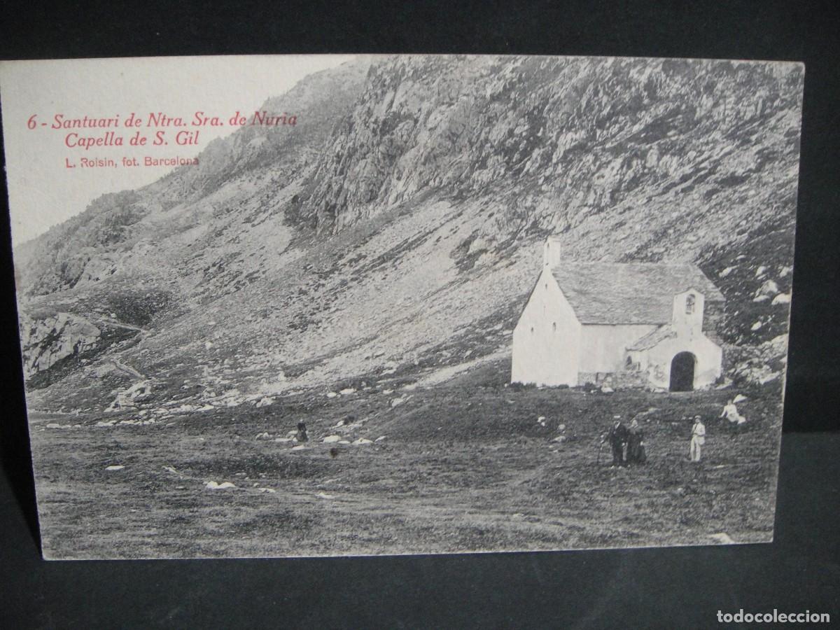 Postales: santuari de nuria , capella de s. gil - ediciones l. roisin - sin circular ,