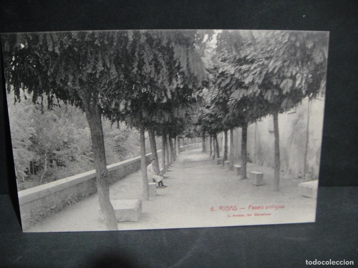 Postales: ribas , paseo antiguo , ediciones vda e hijo de jose fossas - roisin - sin circular