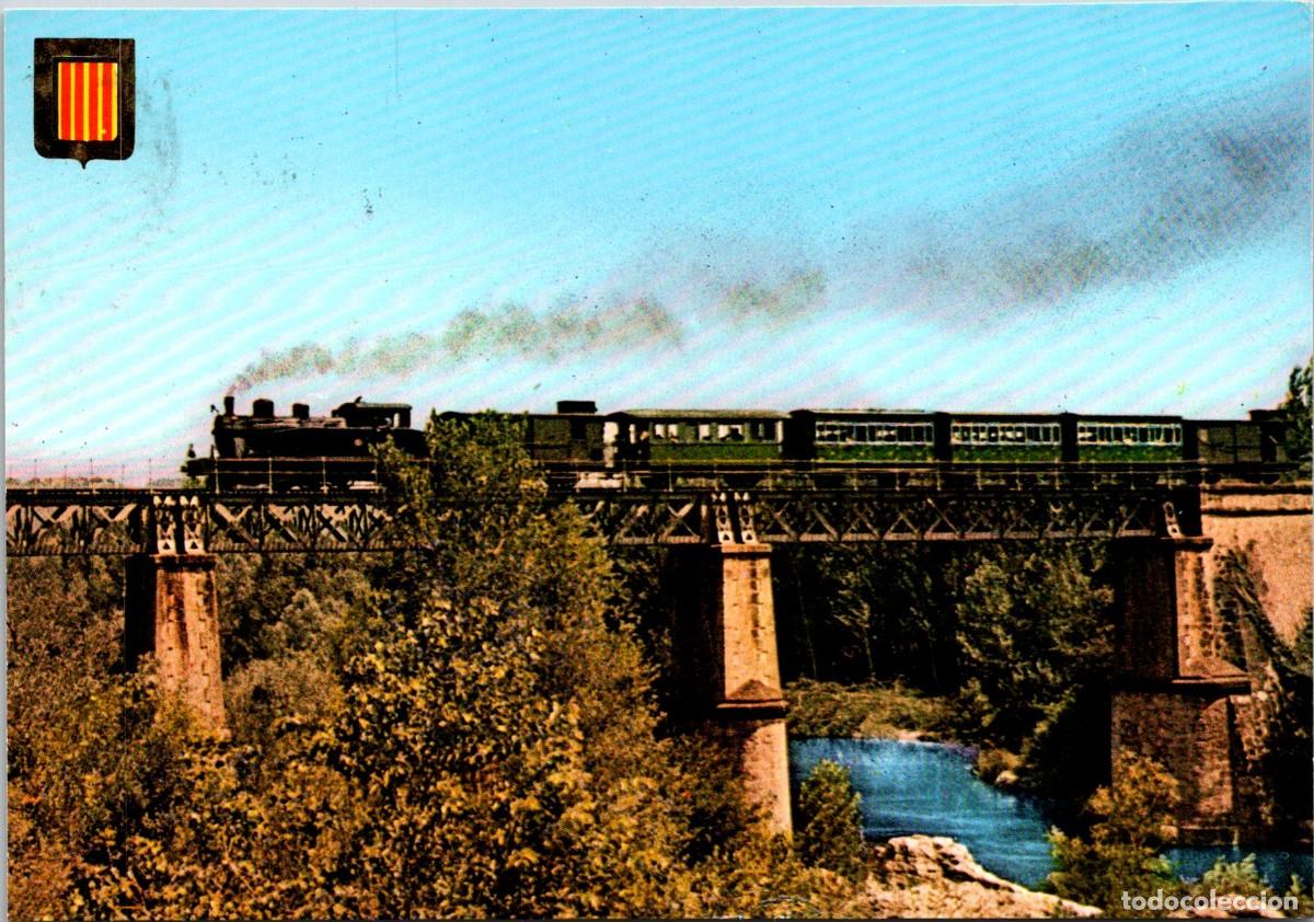 Postales: El Pasteral (Gerona) - Tren Olot Gerona - FISA 5105 - 147x102mm