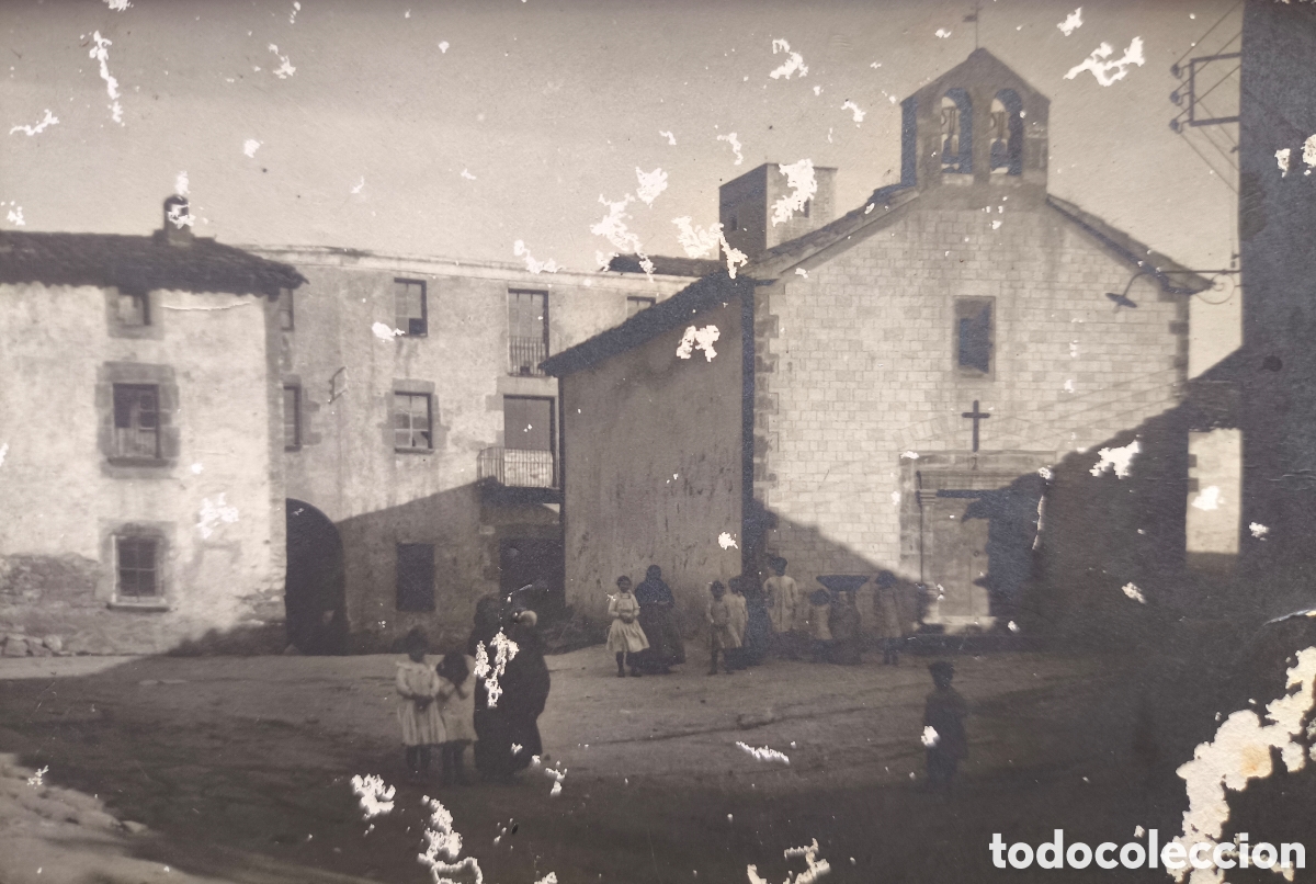 Postales: TARADELL PLA&Ccedil;A SANTA LL&Uacute;CIA POSTAL FOTOGR&Aacute;FICA ANIMADA OSONA 1918