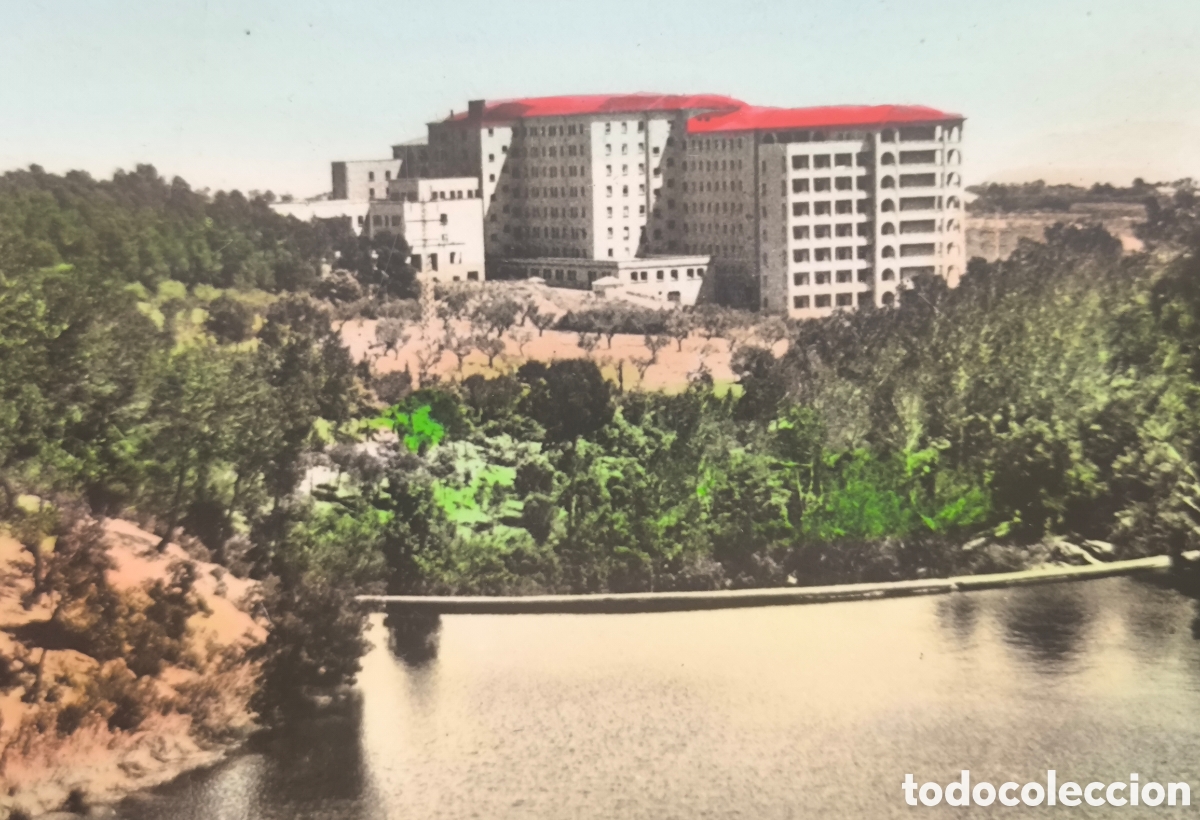Postales: TERRASSA HOSPITAL POSTAL COLOREADA BARCELONA C. 1955