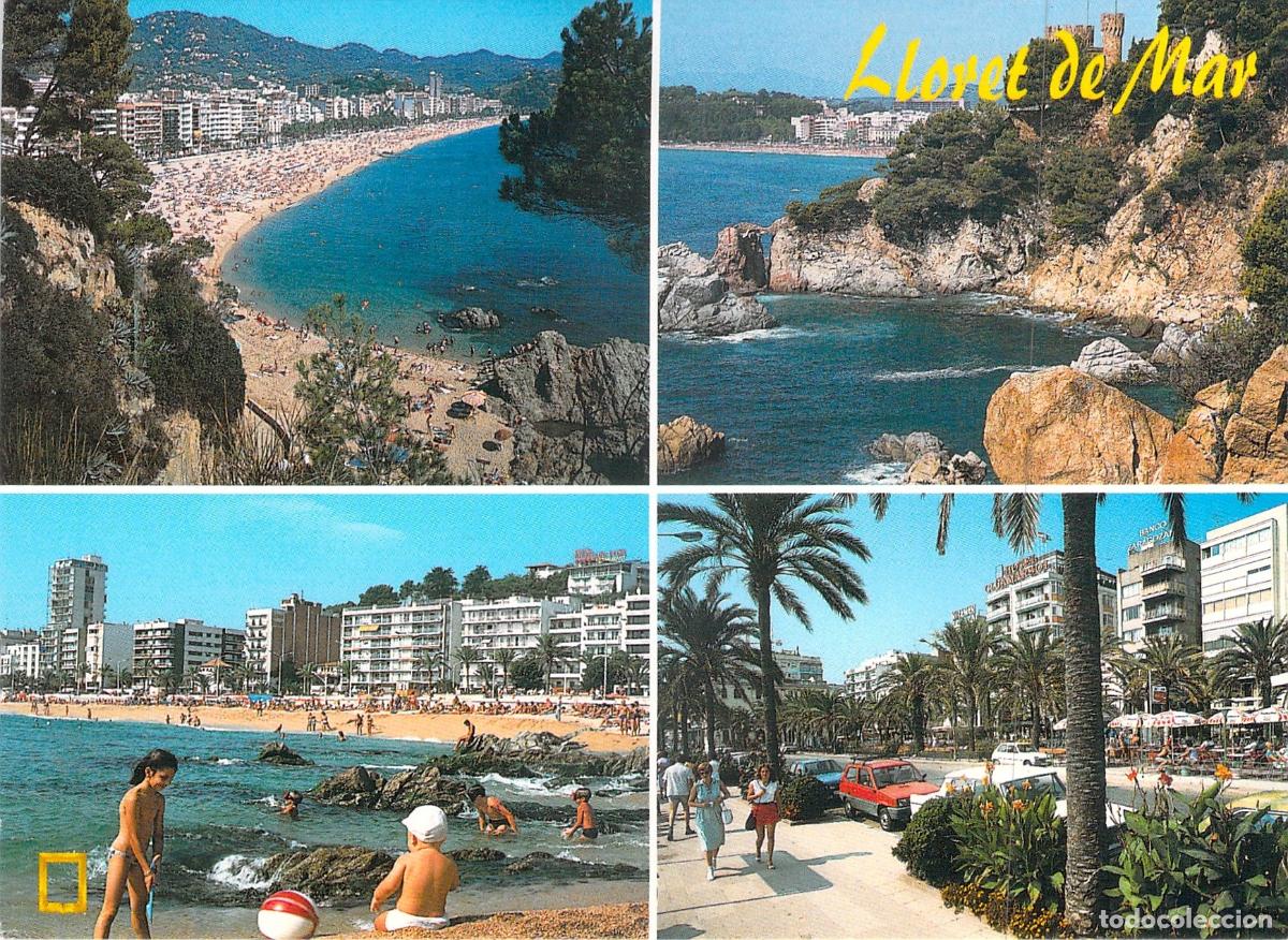 Postales: Postal de Lloret de Mar Costa Brava Diversos Aspectos