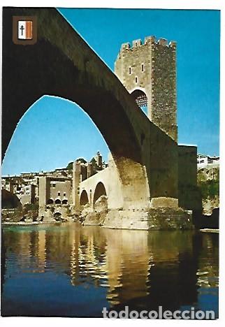 Postales: PONT ROMANIC / ROMANESQUE BRIDGE.- BESALU - GIRONA