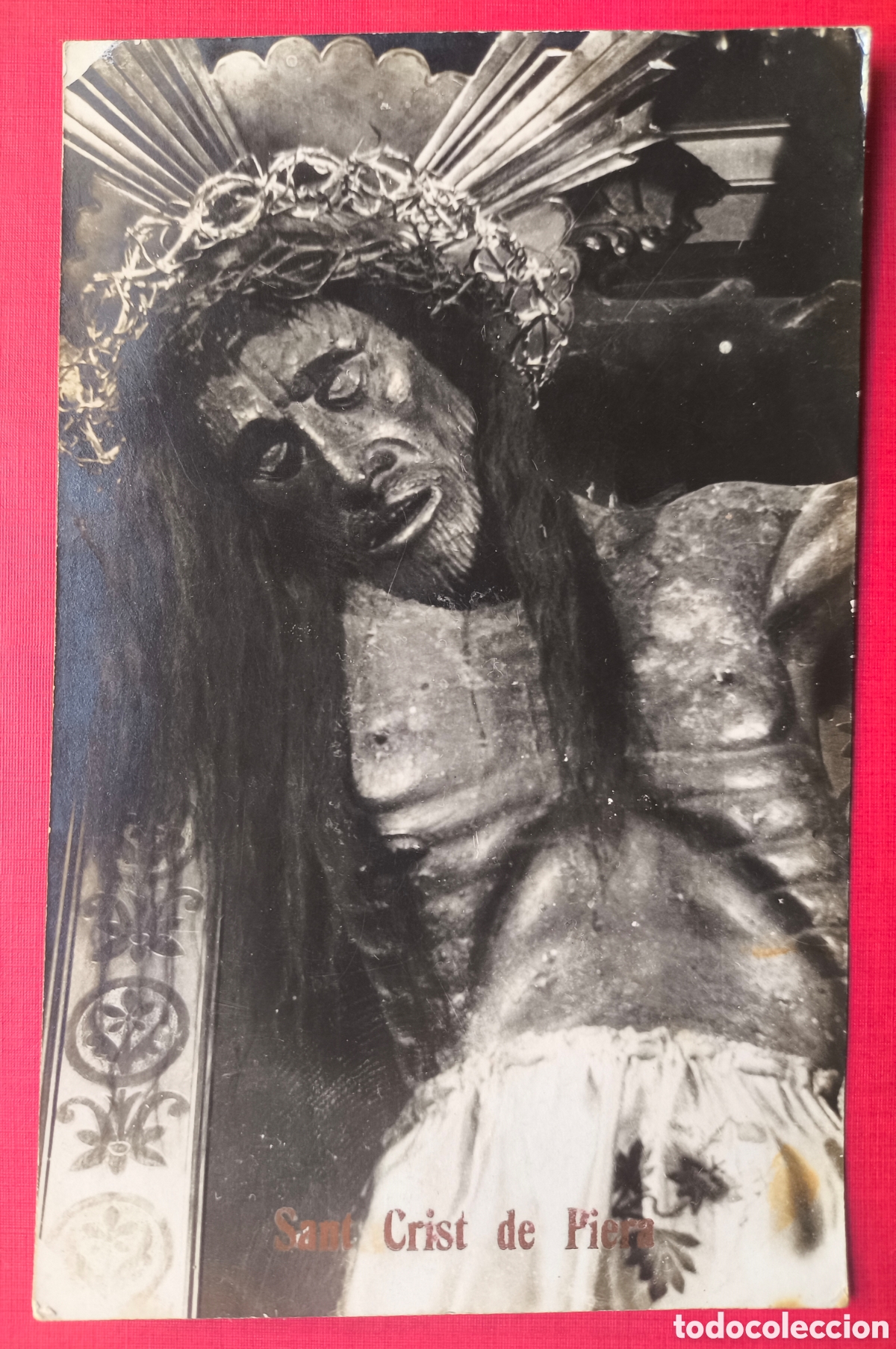 Postales: PIERA SANT CRIST POSTAL FOTOGR&Aacute;FICA FOTOGRAF&Iacute;A ANOIA BARCELONA C. 1930
