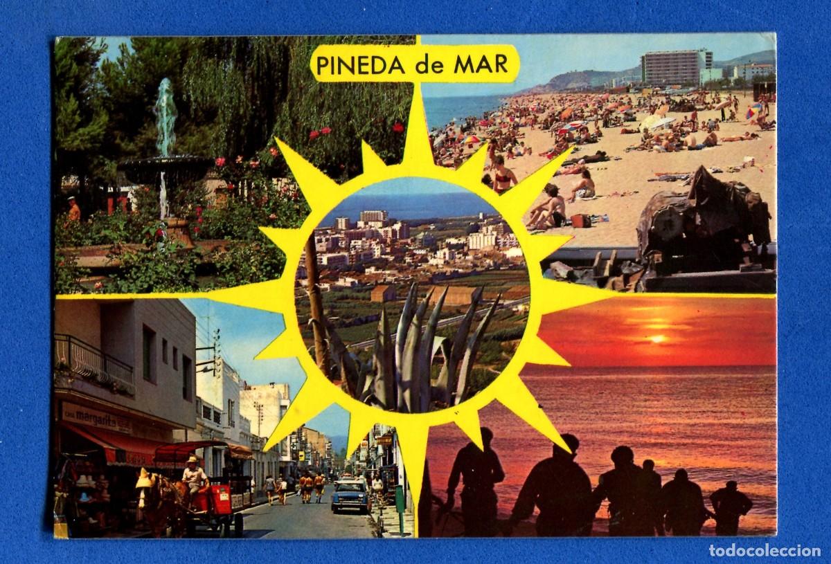 Postales: POSTAL CIRCULADA PINEDA DE MAR 236 EDITA MURCIA