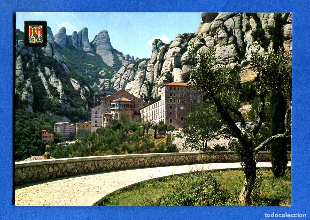 Postales: POSTAL SIN CIRCULAR MONSERRAT 2418 BARCELONA EDITA ESCUDO DE ORO