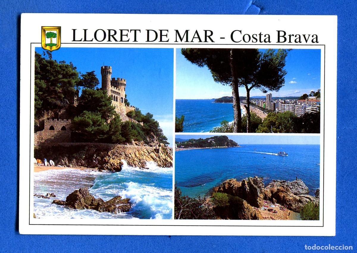 Postales: POSTAL CIRCULADA LLORET DE MAR 113 EDITA ESCUDO DE ORO