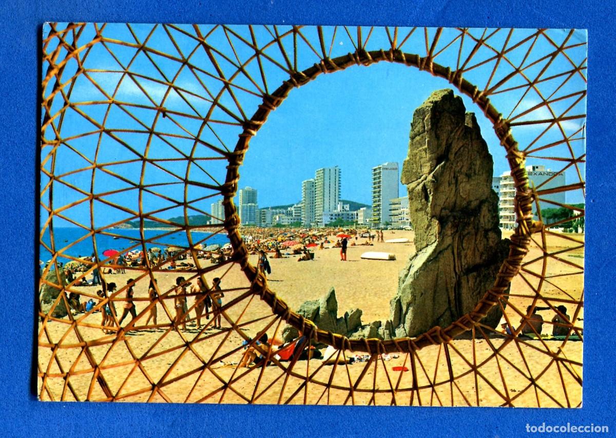Postales: POSTAL CIRCULADA PLAYA DE ARO 947 EDITA CATALAN IBARZ