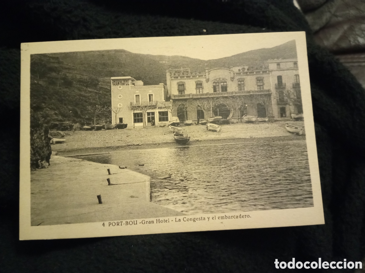 Postales: Antigua postal fotogr&aacute;fica, Port-Bou, Gran Hotel