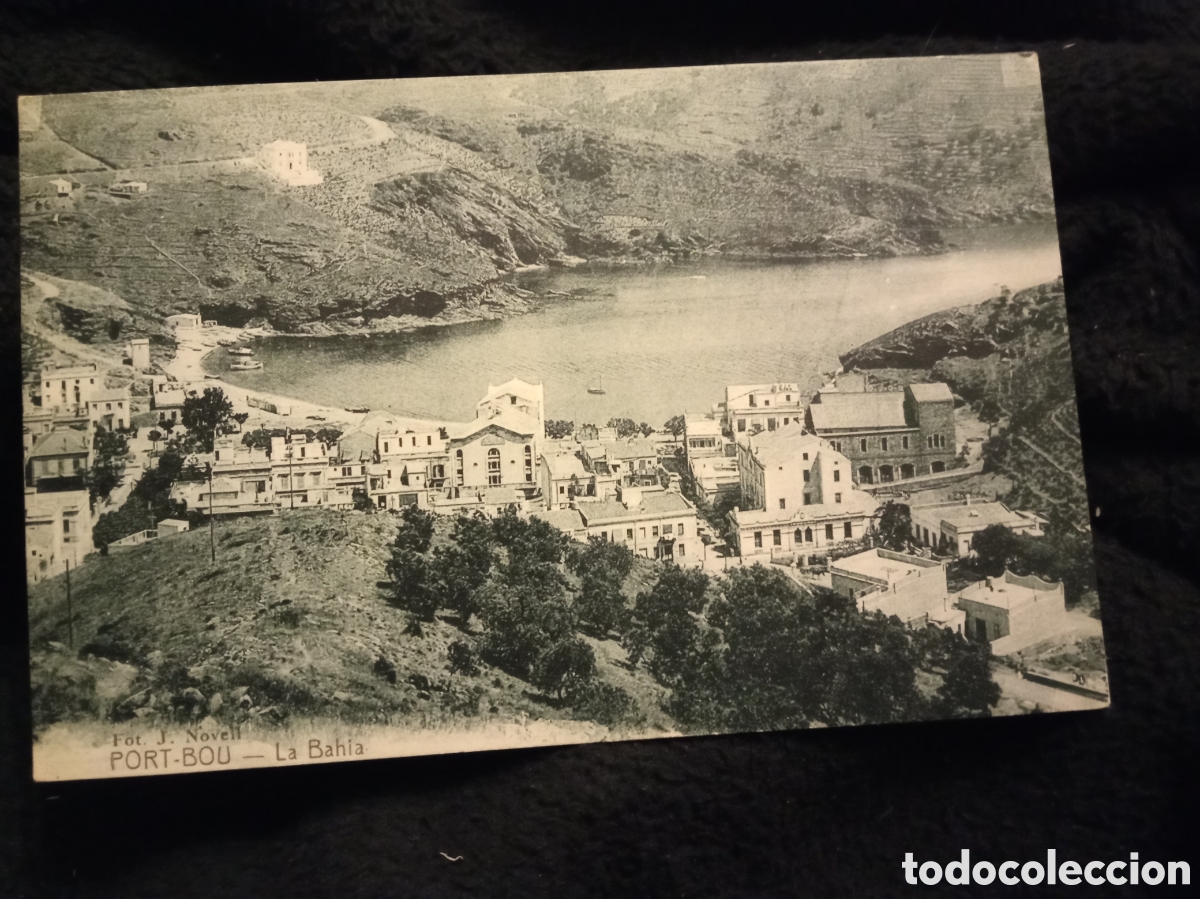 Postales: Antigua postal fotogr&aacute;fica, Port-Bou, La Bahia