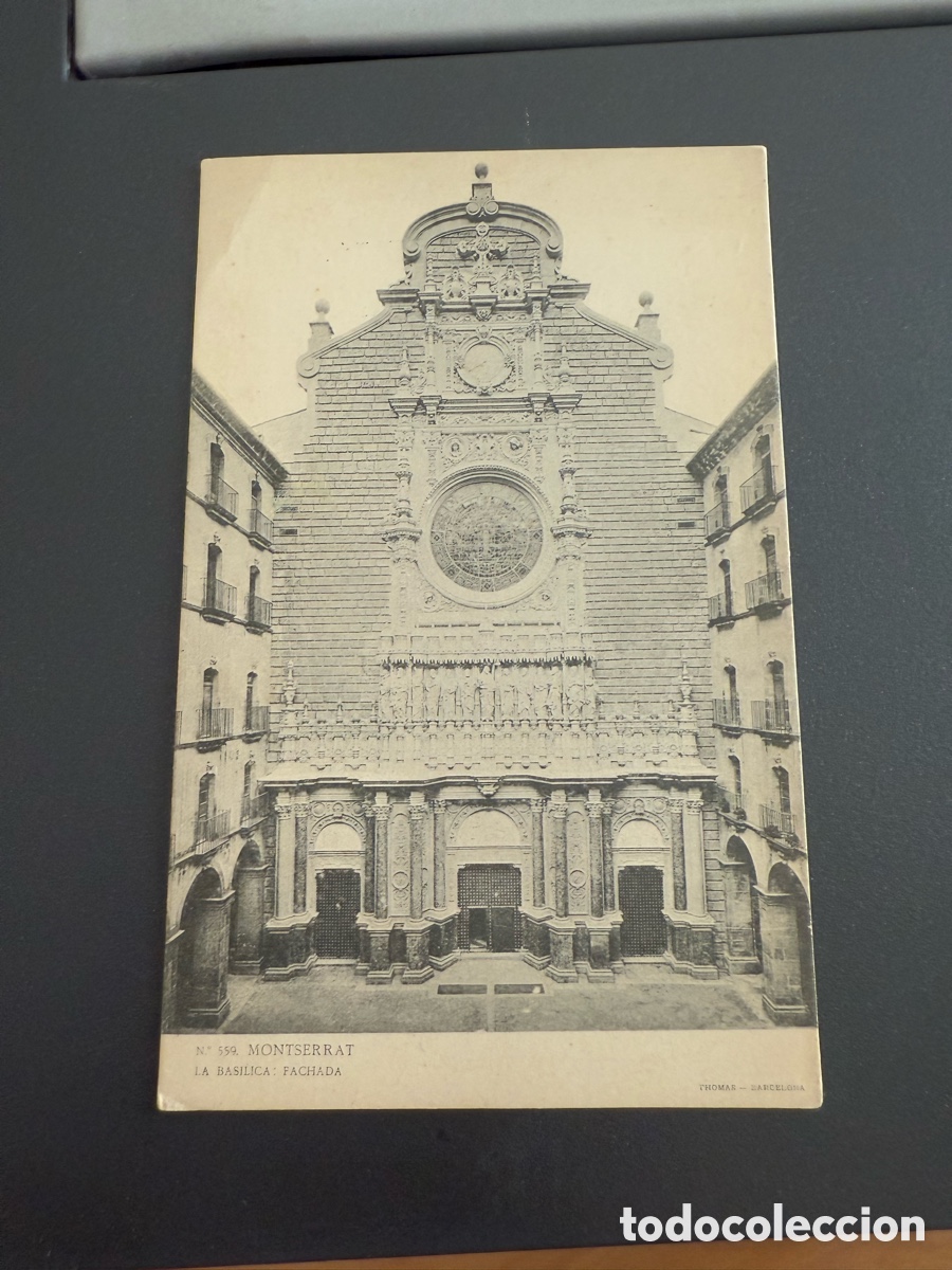 Postales: Postal. MONTSERRAT. La Bas&iacute;lica. Fachada. N 559