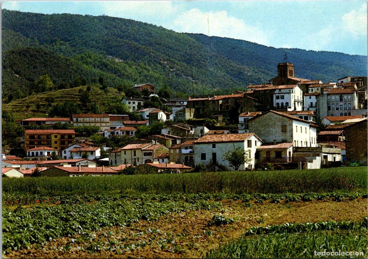 Postales: Sant Esteve de Bas - Vista parcial - F.I.T.E.R. - 150x104mm - Texto: Matan&ccedil;a del Porc - LEER