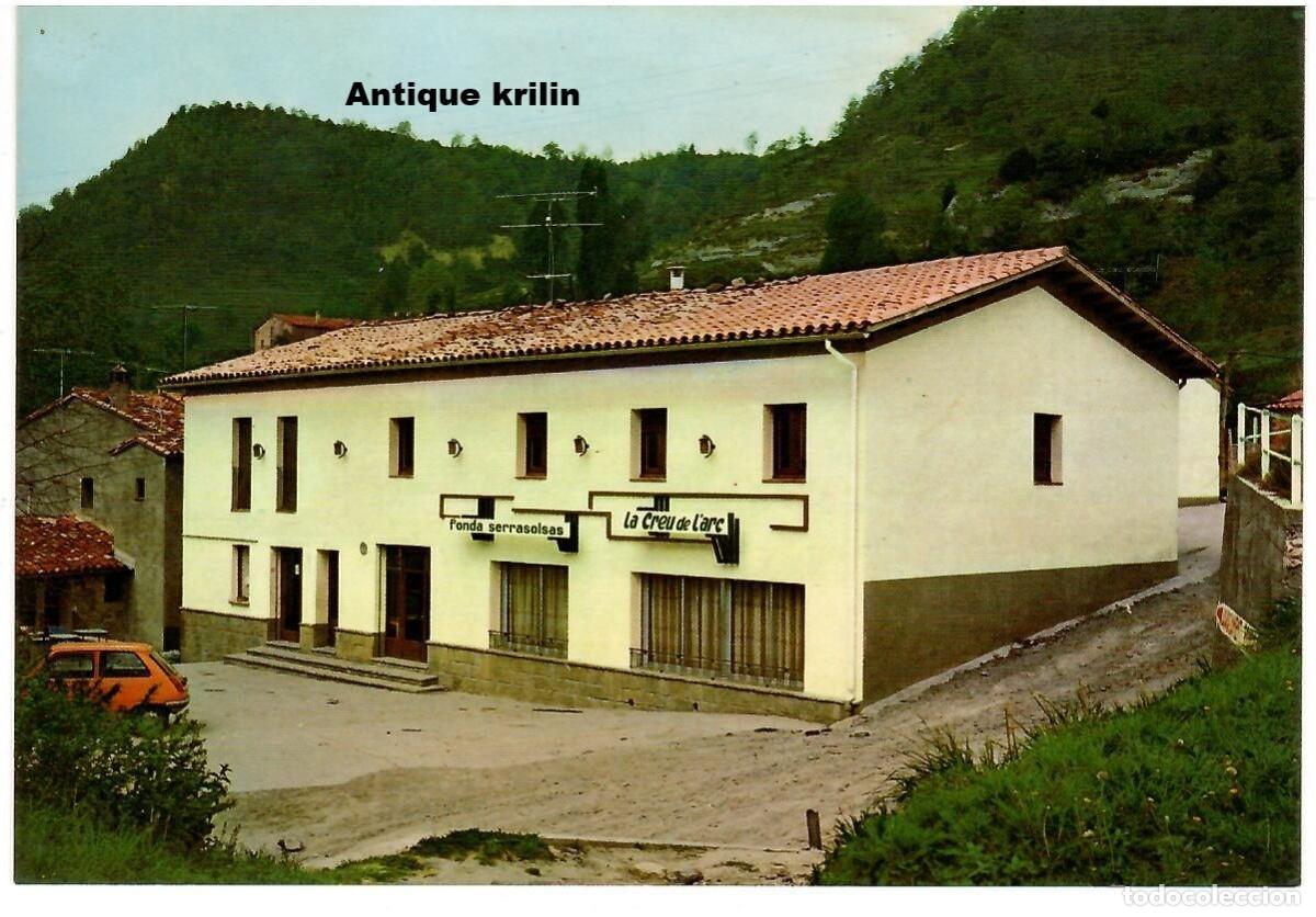 Postales: GIRONA / VIDRA N&ordm; 1034E FONDA SERRASOLSAS / EDICION SERRASOLSAS / SIN FRANQUEAR