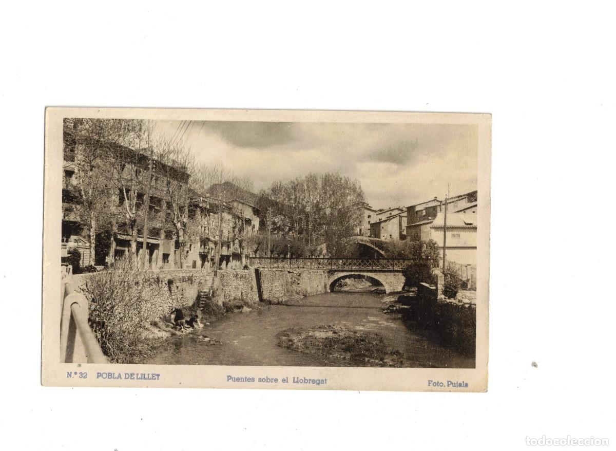 Postales: POBLA DE LILLET. PUENTES. 32 PUJALS