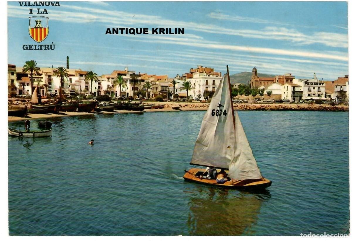 Postales: VILANOVA I LA GELTR&Uacute; N&ordm; 350 PLATJA DE LA CALMA / EXCL. SALVAT / SIN FRANQUEAR