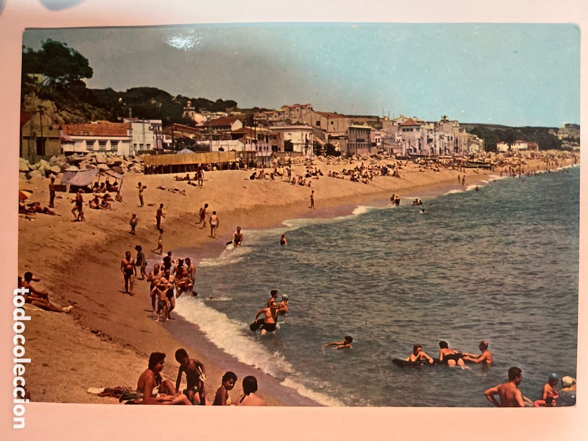 Postales: POSTAL. Canet de Mar. Maresme. Platja. 1964