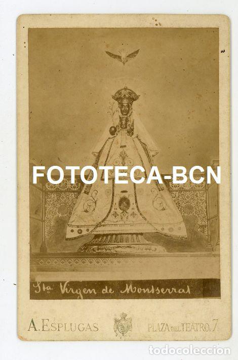 Postales: VIRGEN DE MONTSERRAT ESTUDIO FOTOGRAFO ESPLUGAS BARCELONA