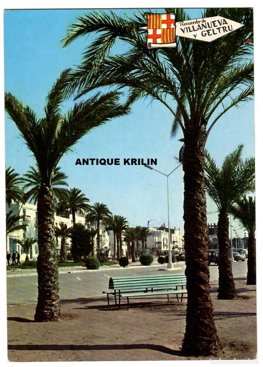 Postales: VILLANUEVA Y GELTRU N&ordm; 593 PASEO MARITIMO / EDICIONES PERGAMINO / FRANQUEADA