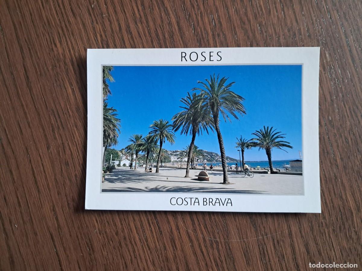 Postales: postal de Espa&ntilde;a, Roses, Costa Brava, escrita, a&ntilde;o 2010.