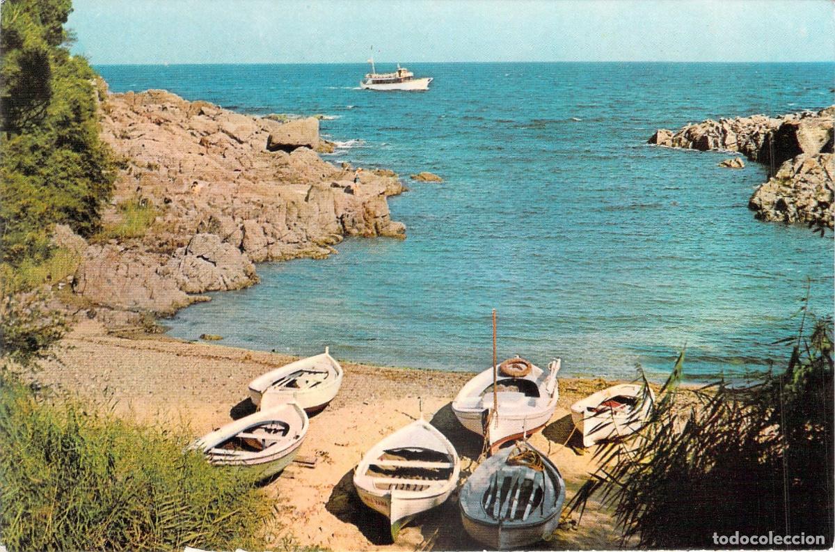 Postales: Postal de S'Agar&oacute; Costa Brava Barcas en la Orilla