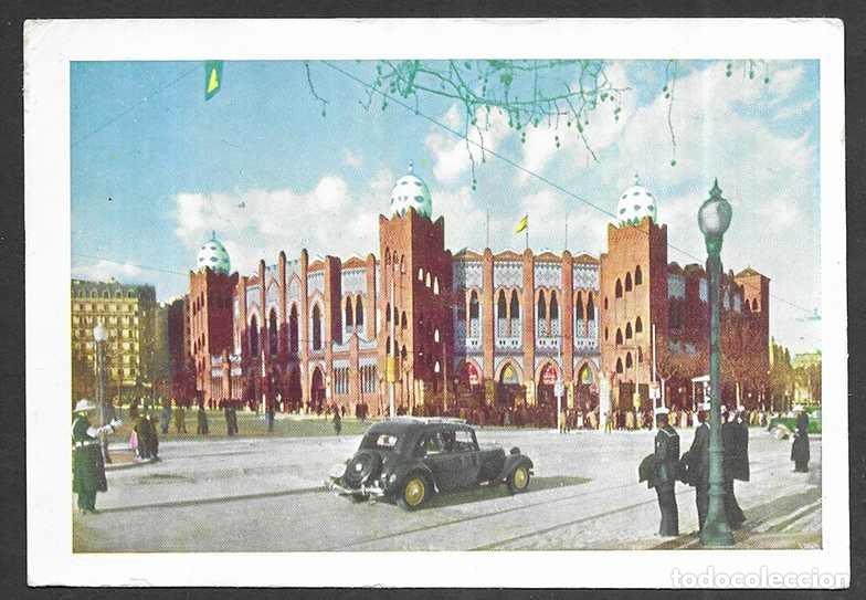 Postales: Postal. Barcelona.serie 7 n&ordm; 7 Plaza de Toros Monumental Lorjusa 1950?