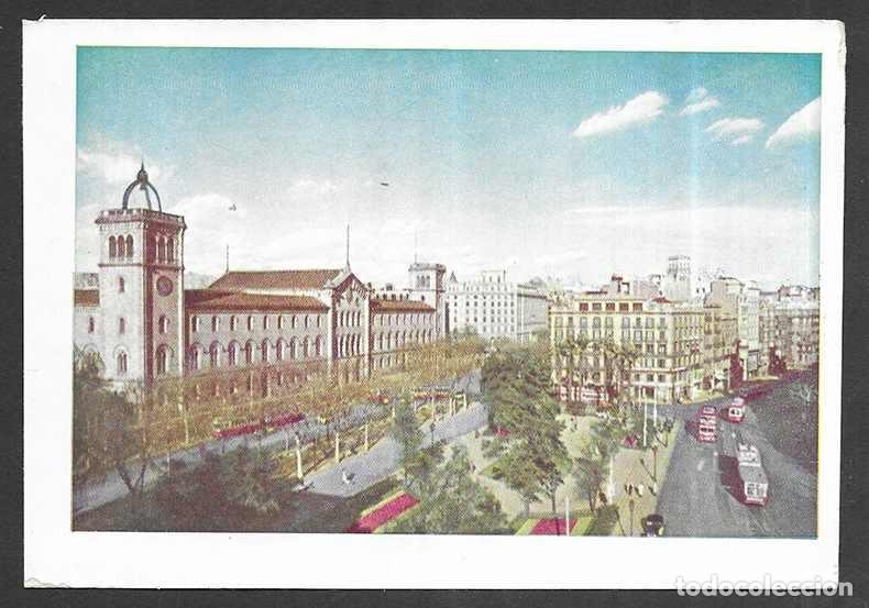 Postais: Postal. Barcelona.serie 7 n&ordm; 9 Plaza de la Universidad Lorjusa 1950?