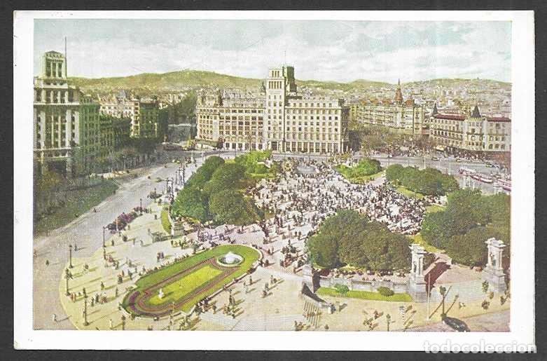 Postales: Postal. Barcelona.serie 7 n&ordm; 10 Plaza de Catalu&ntilde;a Lorjusa 1950?