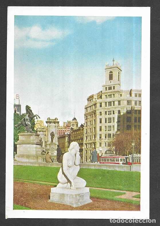 Postales: Postal. Barcelona.serie 7 n&ordm; 19 Plaza de Catalu&ntilde;a Lorjusa 1950?