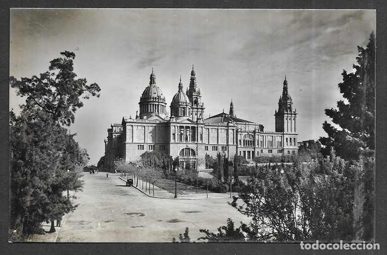 Postales: Postal. Barcelona.serie 2 n&ordm; 28 Palacio Nacional- Parque de Montjuich Lorjusa 1950?