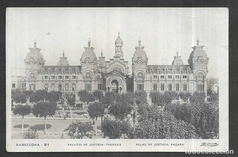Postales: Postal. Barcelona 91 Palacio de Justicia: Fachada. Zerkowitz