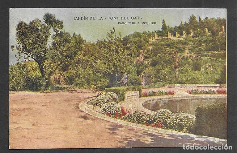 Postales: Postal. Barcelona. n&uacute;m 626 Jard&iacute;n de la Font del Gat. Parque de Montjuich Ediciones Victoria